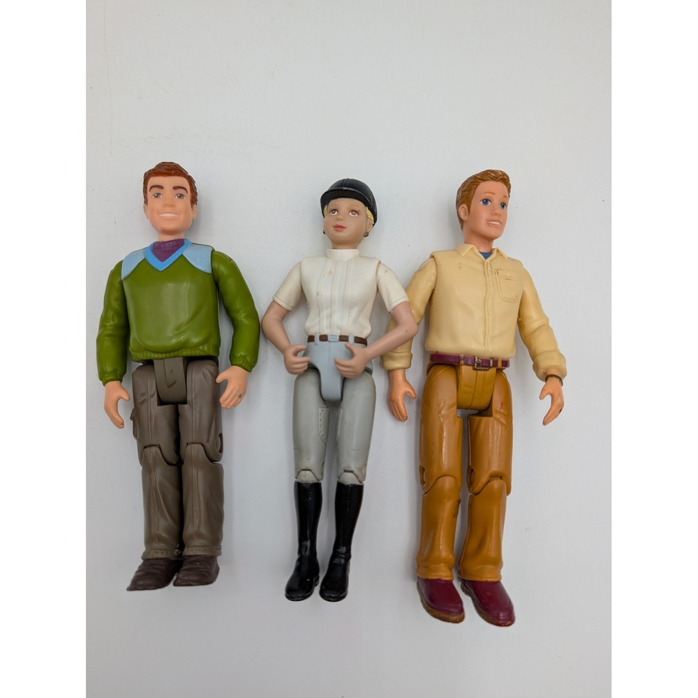 Fisher Price Loving Family Dollhouse Man Woman Equestrian Girl Figures Lot
